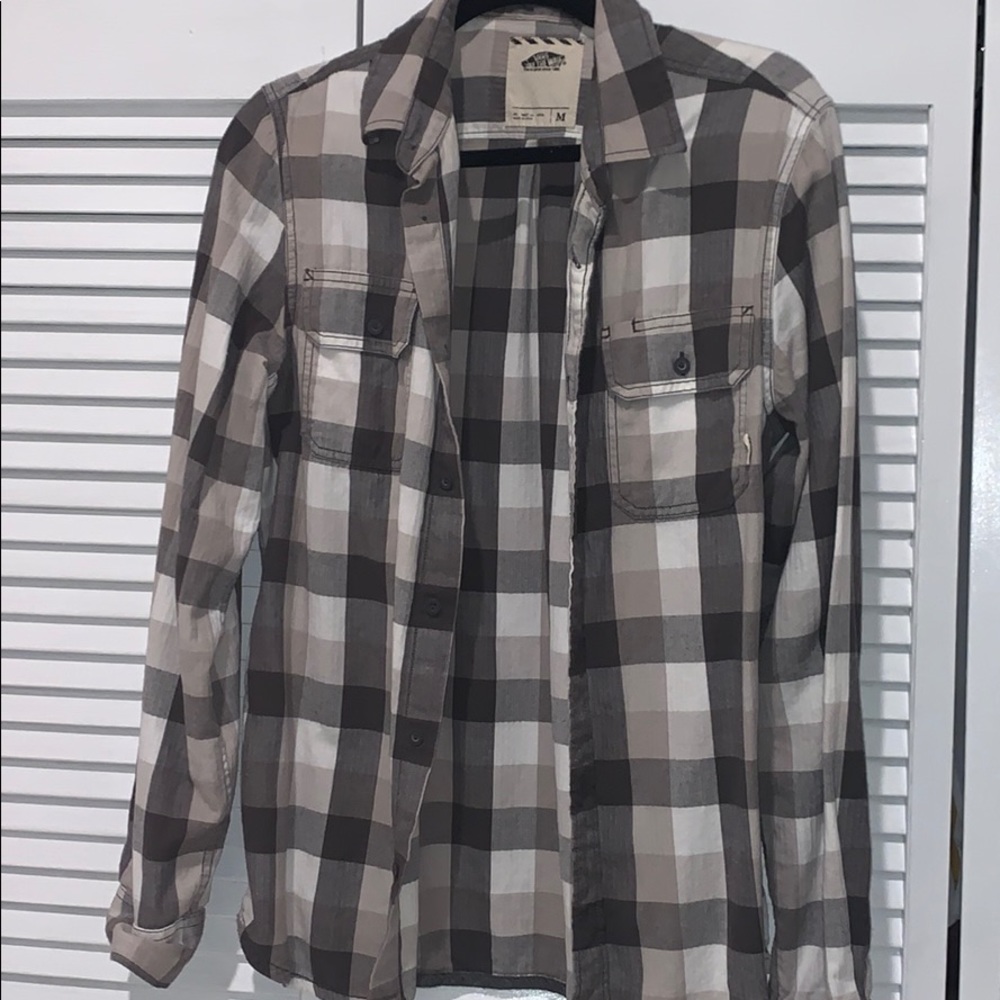 Grey Vans Button Down